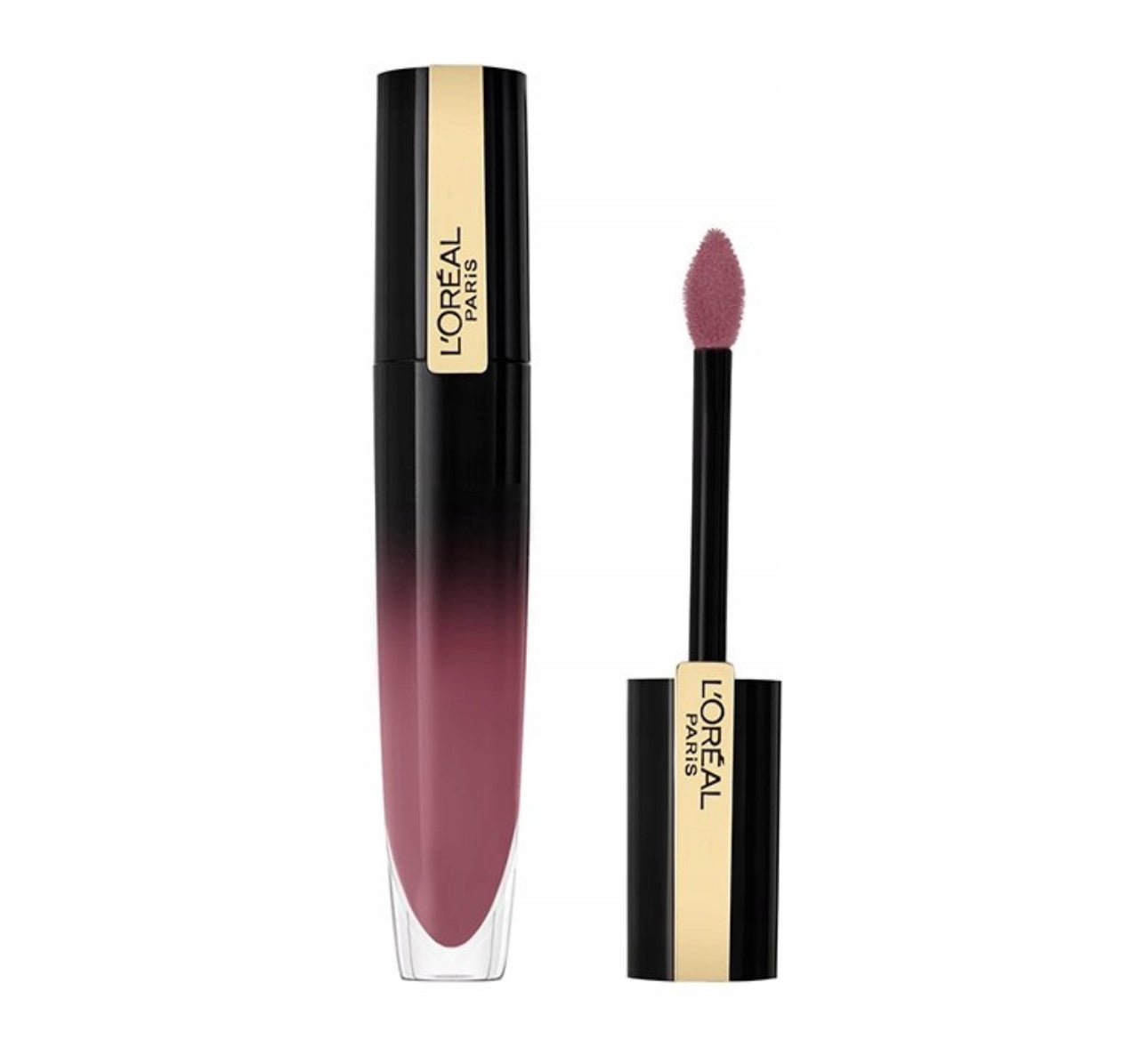 L’Oréal Paris Brilliant Shiny Liquid Lipgloss 302 Be Outstanding – langvarig lipgloss med høy glans. Farge: dyp rosa. Volum: 6,4 ml. Lettvektig formel med fuktighetsgivende ingredienser for myke, glansfulle lepper hele dagen.