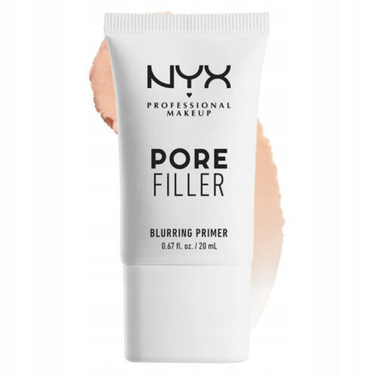 NYX Professional Makeup Pore Filler Primer 20ml – silikonbasert, vegansk sminkebase som fyller porer, jevner ut huden og gir en matt finish. Perfekt for fet og kombinert hud.