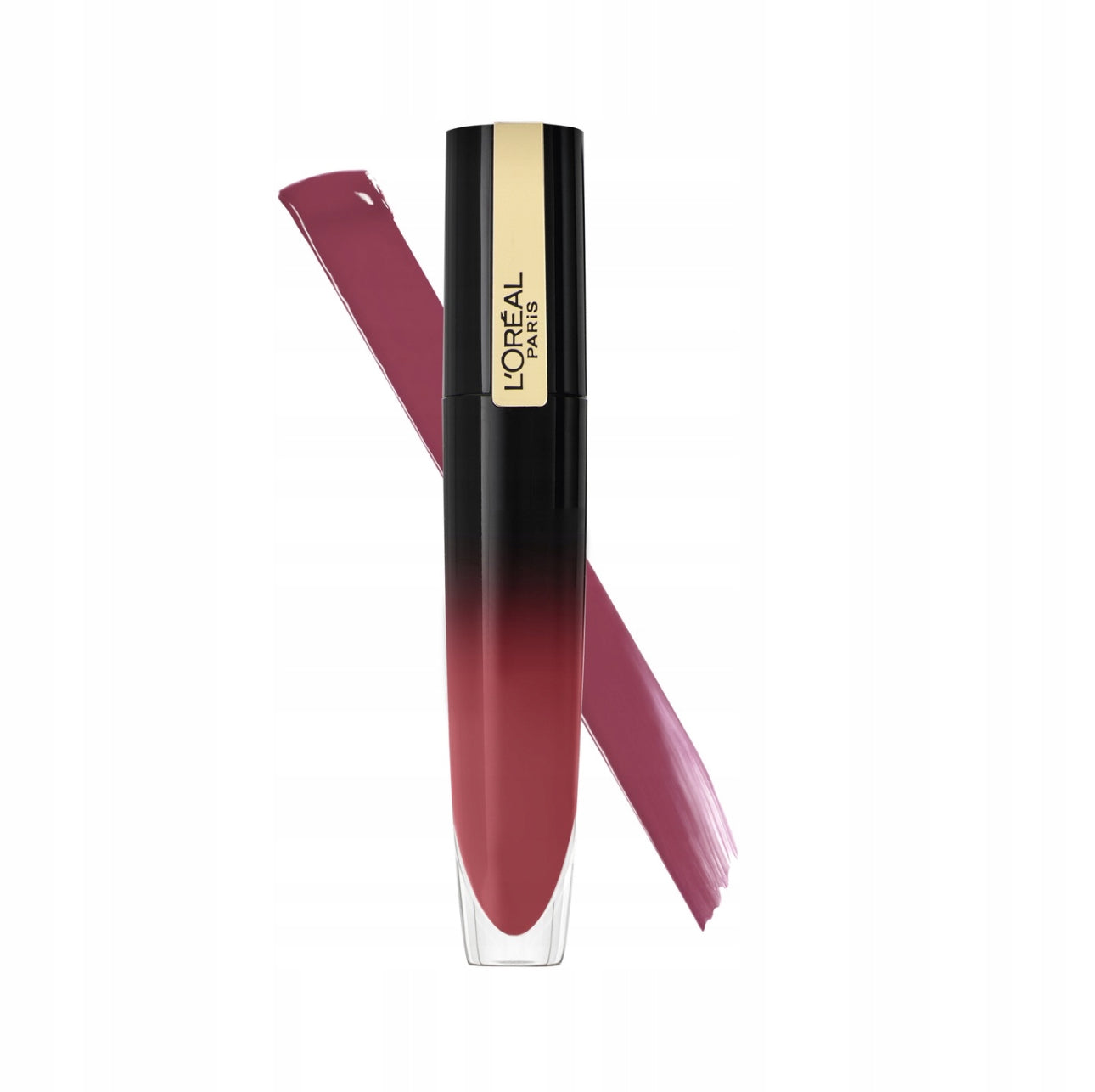 L’Oréal Paris Brilliant Shiny Liquid Lipgloss 302 Be Outstanding – langvarig lipgloss med høy glans. Farge: dyp rosa. Volum: 6,4 ml. Lettvektig formel med fuktighetsgivende ingredienser for myke, glansfulle lepper hele dagen.