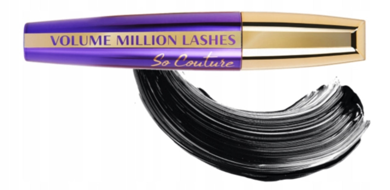 L’ORÉAL PARIS VOLUME MILLION LASHES SO COUTURE MASCARA – SVART, 9 ML | Høypigmentert svart mascara med silikonbørste for perfekt separerte, fyldige og lange vipper. Inneholder pleiende oljer for ekstra næring. Smudgeproof og langvarig formel.